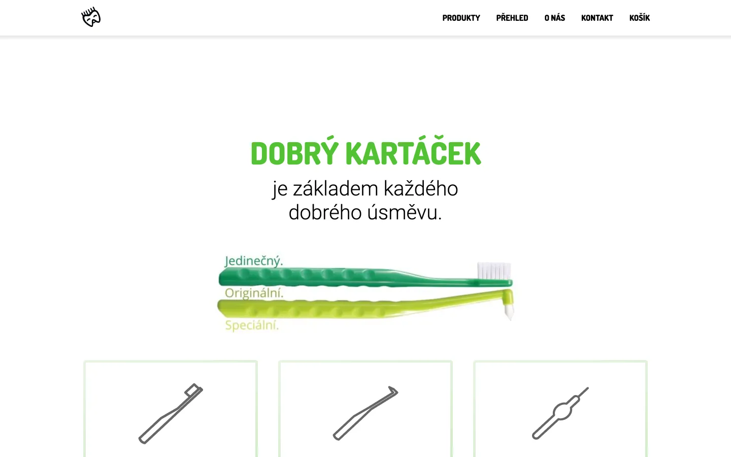 Web Dobrý kartáček od studia Yeetzone