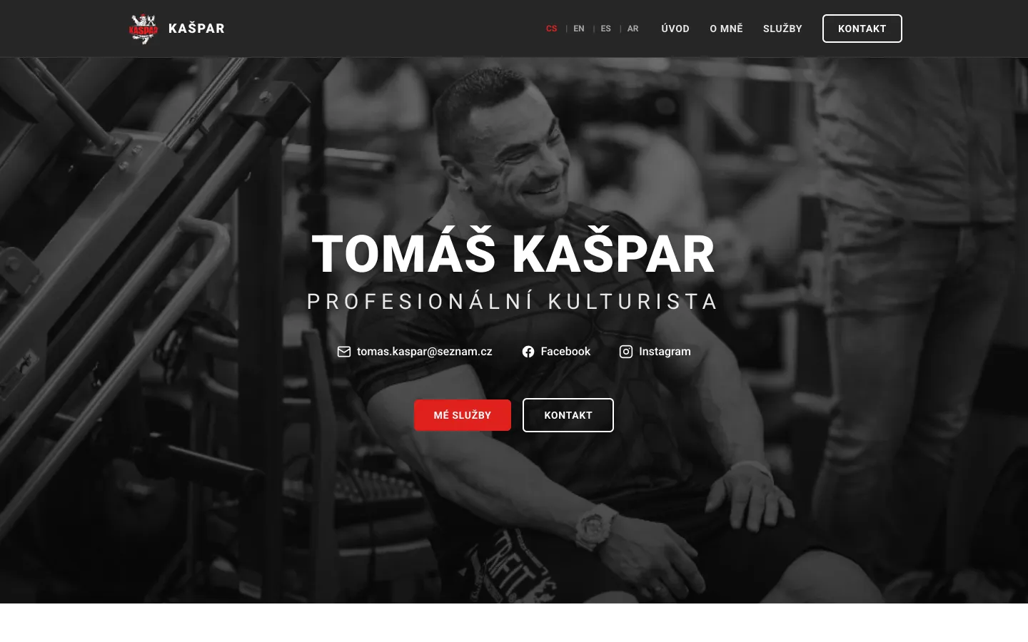 Web Tomáš Kašpar od studia Yeetzone