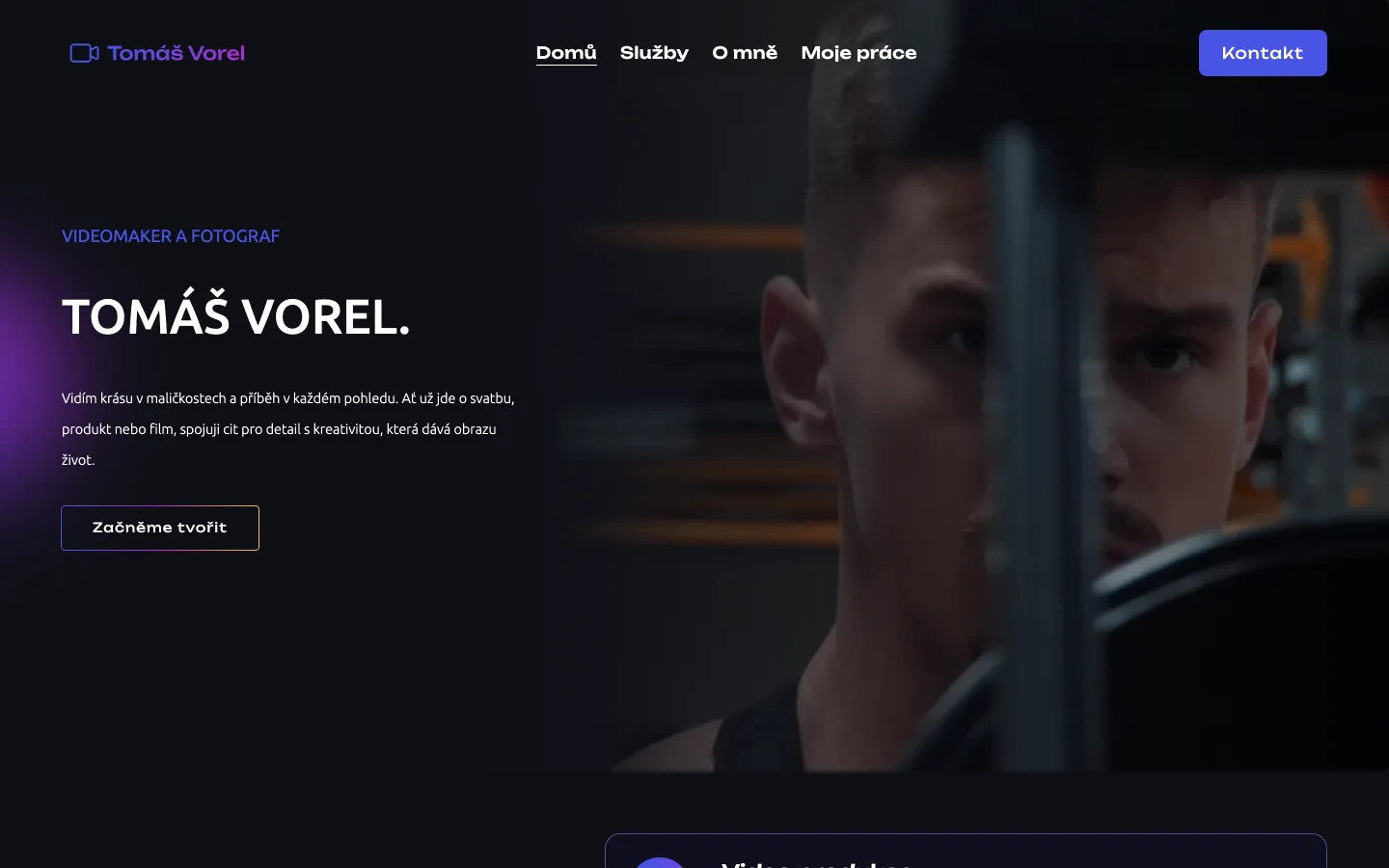 Web Tomáš Vorel od studia Yeetzone