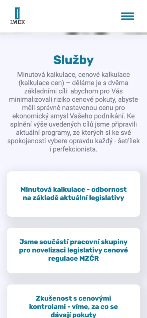 Institut medicínské ekonomiky mobilní zobrazení