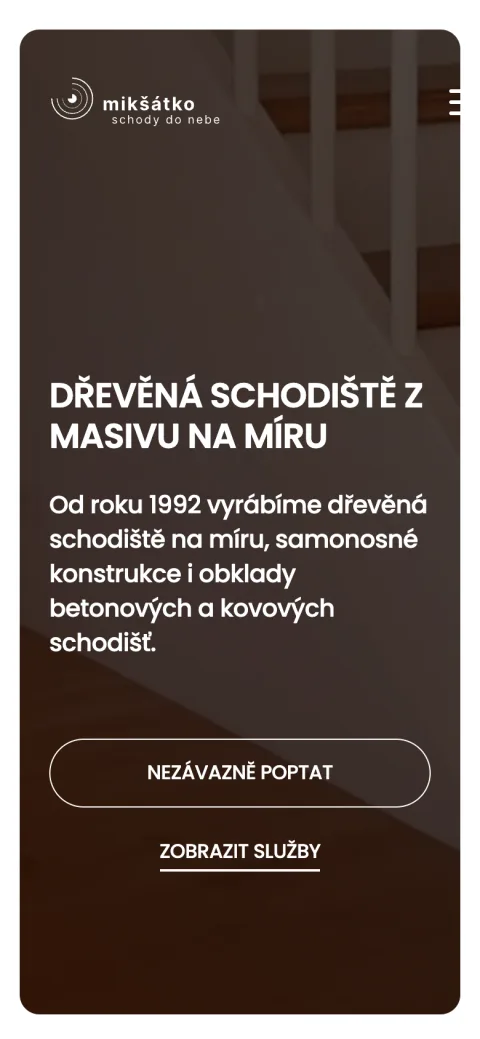 Mikšátko truhlářství mobilní zobrazení