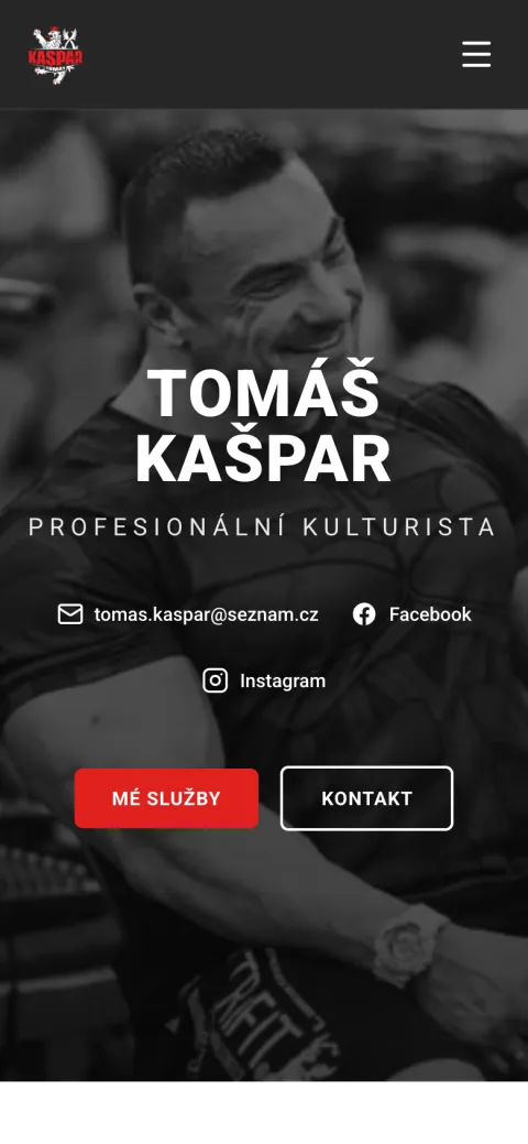 Tomáš Kašpar mobilní zobrazení